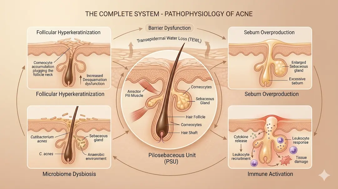 Never mix Acne with Damaged Skin Barrier. It is a Disaster.